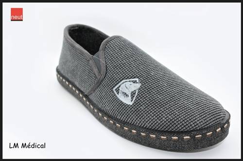 Chaussons homme " TRISTAN anthracite"